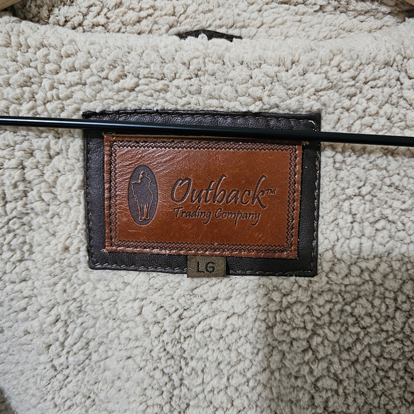 Outback Trading Company Brown Mackay Leather Jacket - Picture 12 of 16